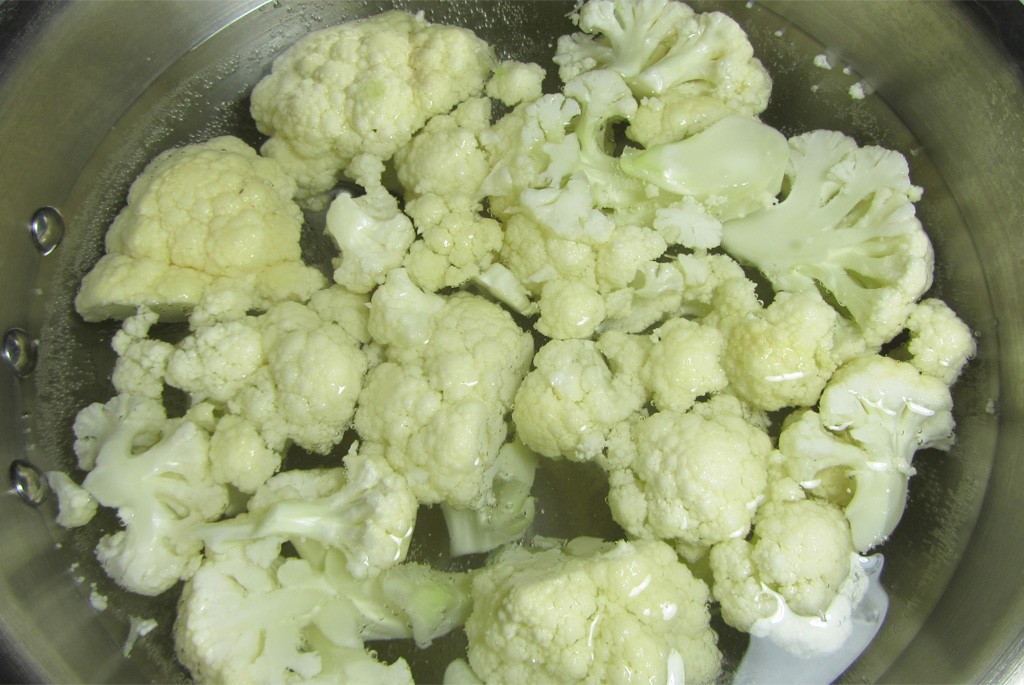 Boil or steam your cauliflower