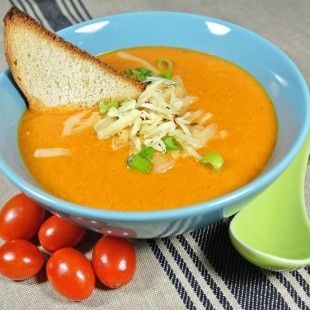 Spicy Tomato Basil Soup