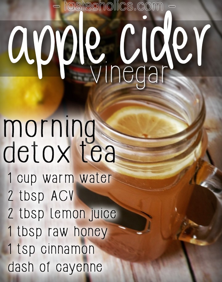 Apple Cider Vinegar Drink, Morning Detox Tea [VIDEO]