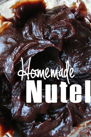 Low Carb Homemade Nutella