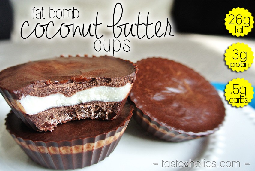 Keto Coconut Butter Cup Fat Bombs