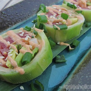 Keto Cucumber Sushi Rolls