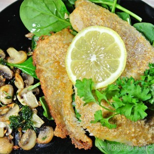 Parm Crusted Tilapia