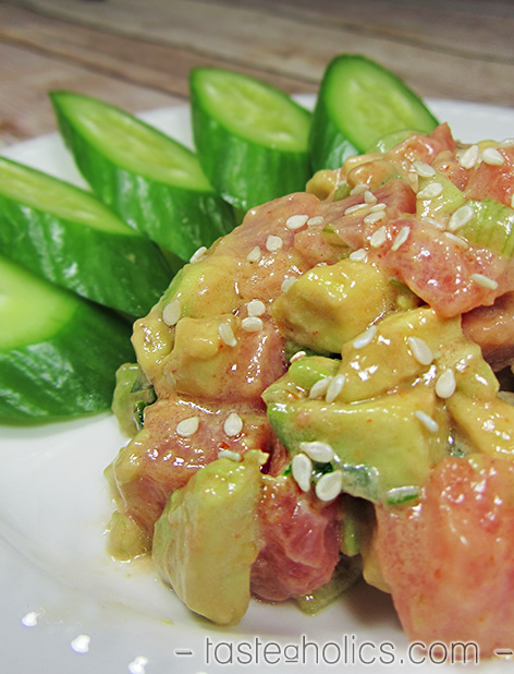 Keto Tuna Tartare