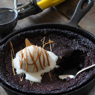 Low Carb Skillet Brownies