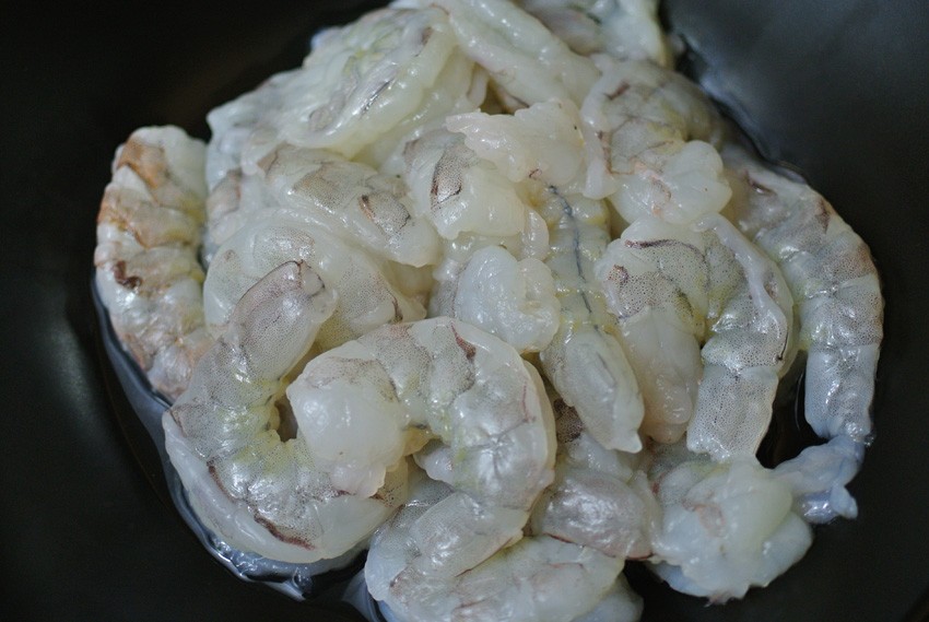Cook shrimp for about 5 minutes
