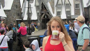 Butterbeer at Hogsmeade