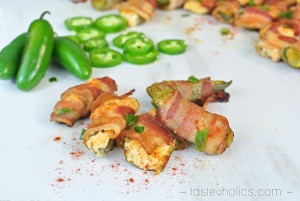 Low Carb Bacon Wrapped Jalapeno Poppers