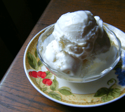 Low carb Lemon Ice Cream