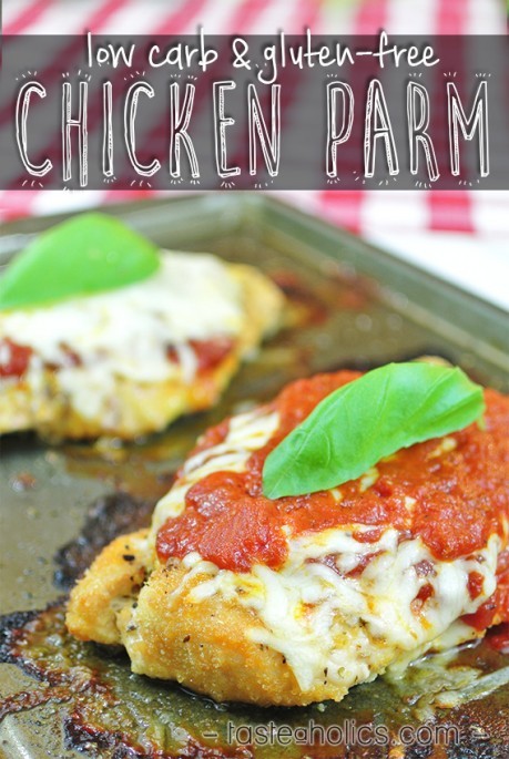 Low Carb Chicken Parmesan Recipe VIDEO Keto Tasteaholics