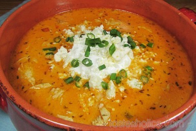 Low Carb Spicy Buffalo Chicken Soup