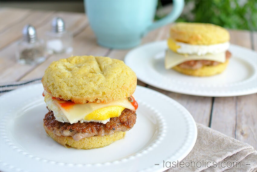 Sausage, Egg &amp; Cheese - Low Carb Sandwich Recipe