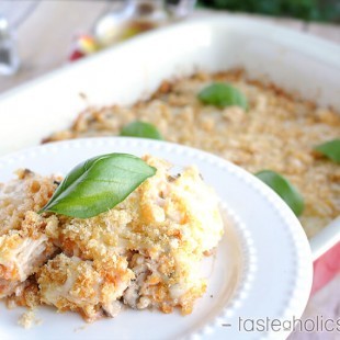 Keto Italian Chicken and Cauliflower Casserole