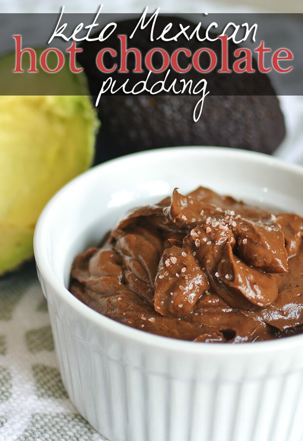 Keto Mexican Chocolate Avocado Pudding