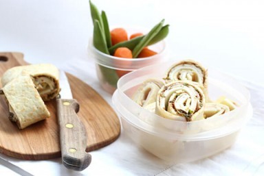 Keto Turkey and Pesto Pinwheels