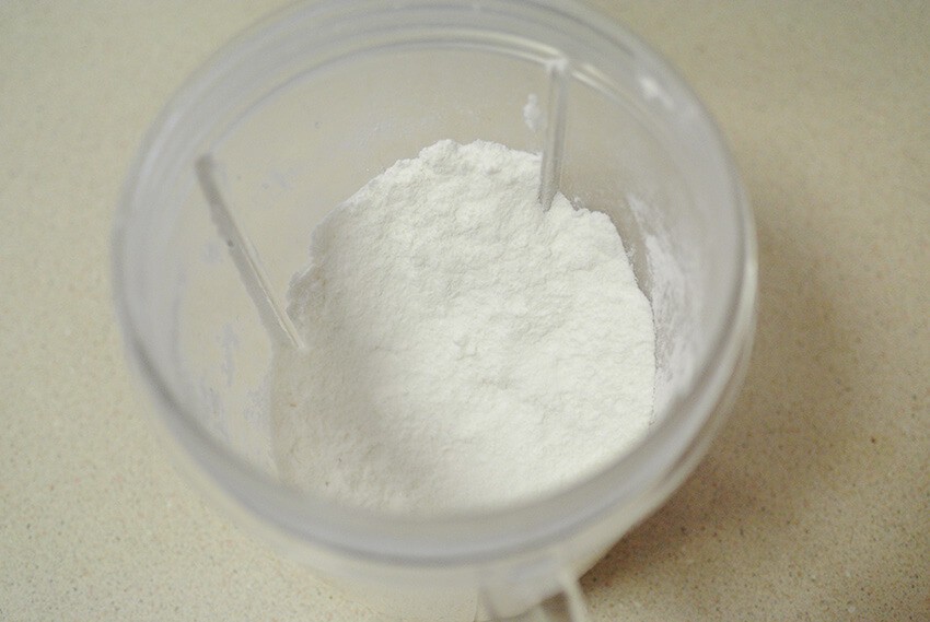 Powdered erythritol