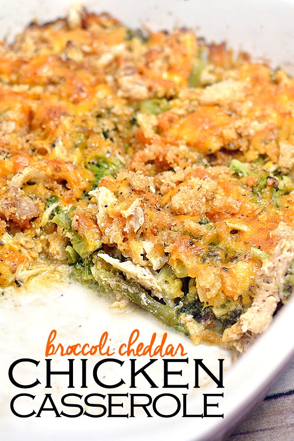 Keto Cheddar Chicken & Broccoli Casserole