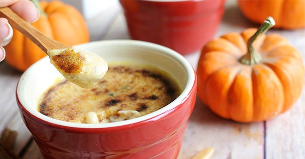Keto Pumpkin Spice Crème Brûlée - Low Carb Dessert Recipe | Tasteaholics