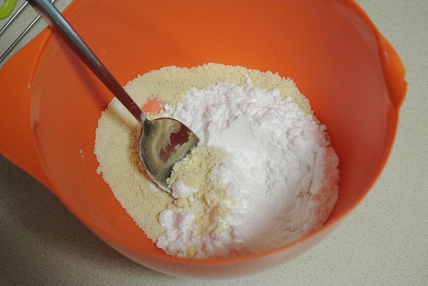 Mix dry ingredients