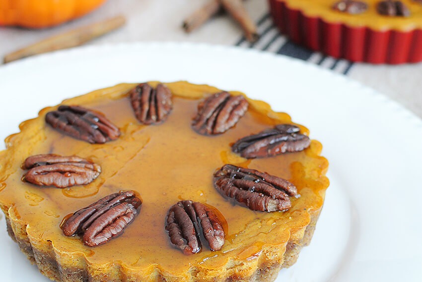 Low Carb Pumpkin Pecan Tarts