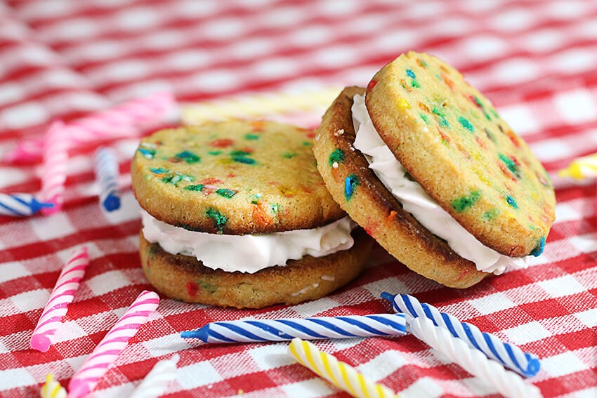 Low Carb Cake Batter Cookies