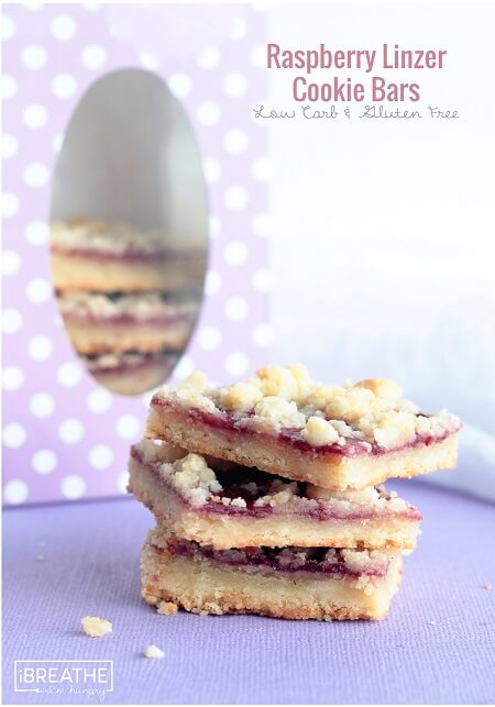 Raspeberry Linzer Cookie Bars