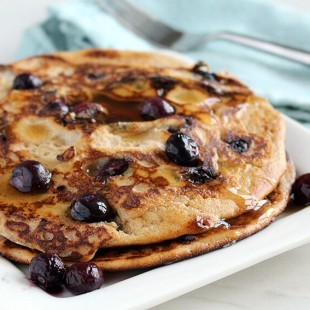 Paleo blueberry pancakes