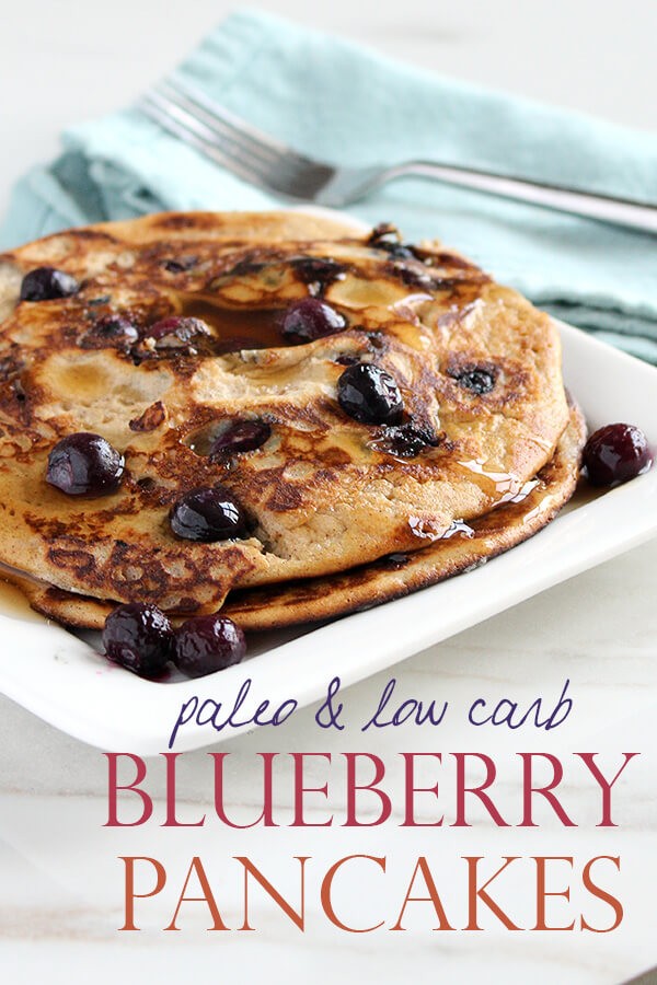 Paleo & Keto Blueberry Pancakes