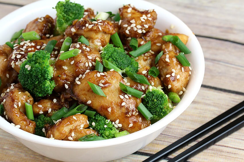 Low Carb & Keto Sesame Chicken