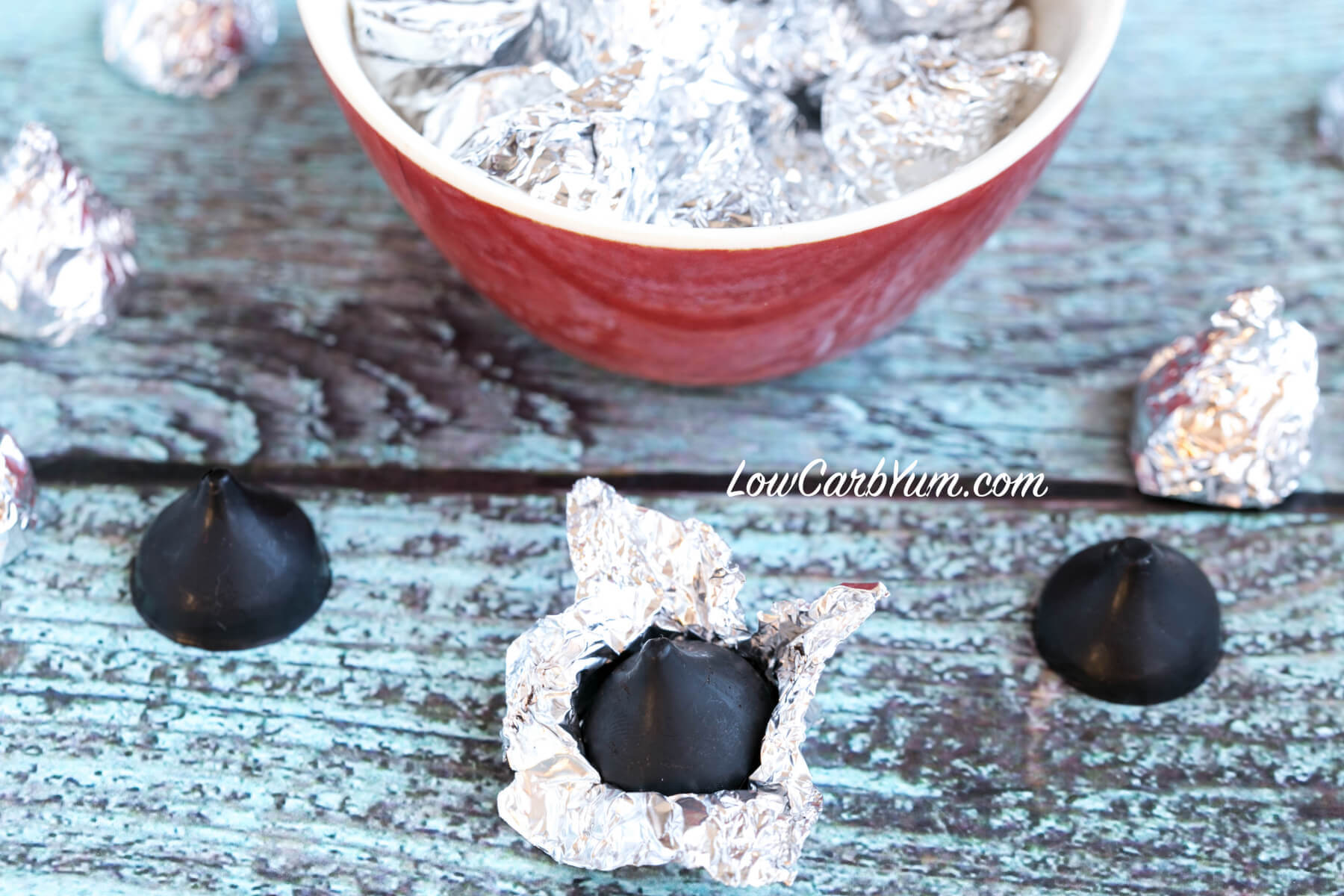 Low Carb Sugar Free Chocolate Kisses