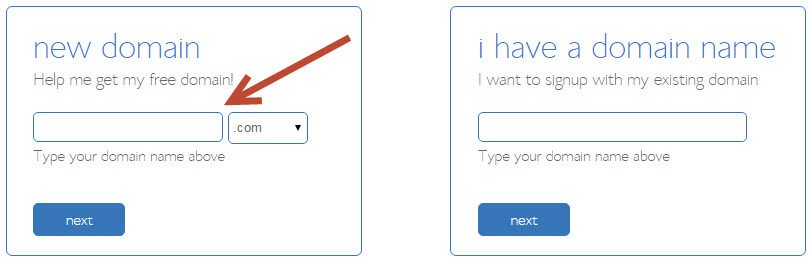 Select your domain