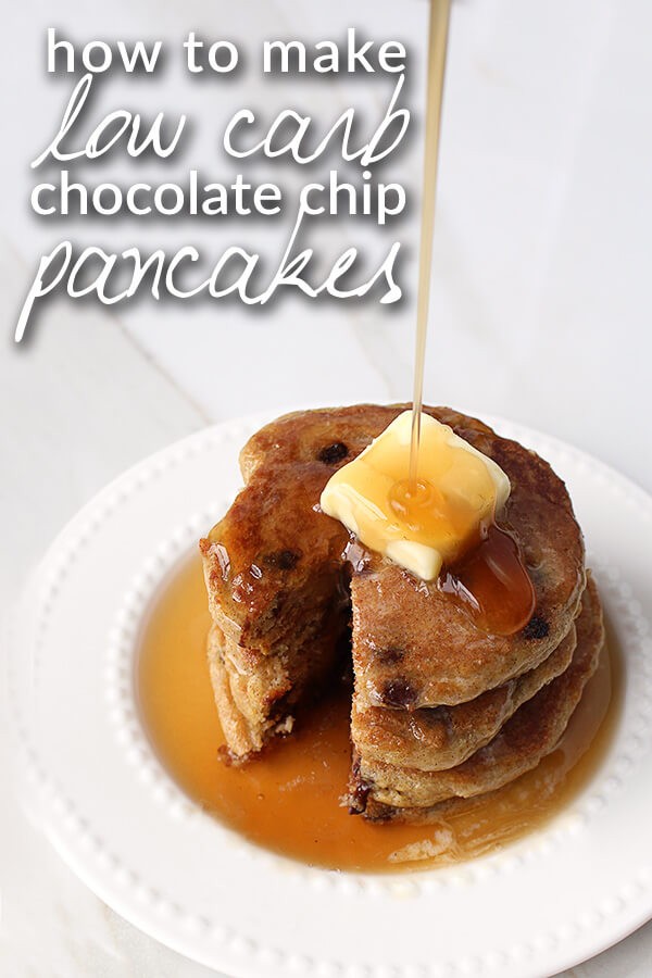 Keto Chocolate Chip Pancakes