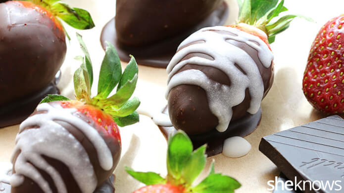 Low Carb Chocolate Covered Strawberries