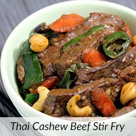 Cashew Beef Stir Fry