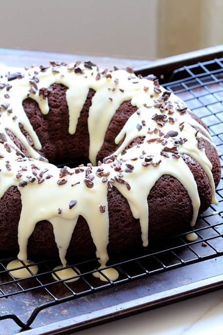 Keto Double Chocolate Bundt Cake