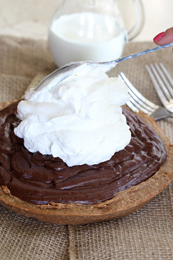 Peanut Butter & Chocolate French Silk Pie