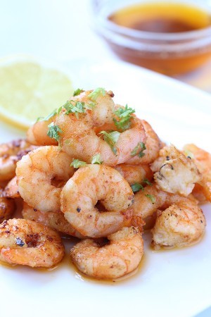 Keto Shrimp in Garlic Sauce