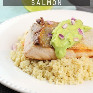 Keto Avocado Lime Salmon