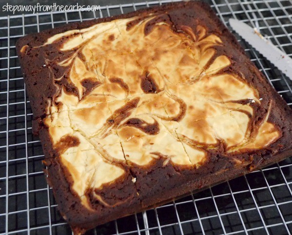 Low Carb Chocolate Cheesecake Brownies