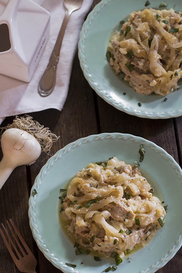 Low Carb Fettuccine Chicken Alfredo