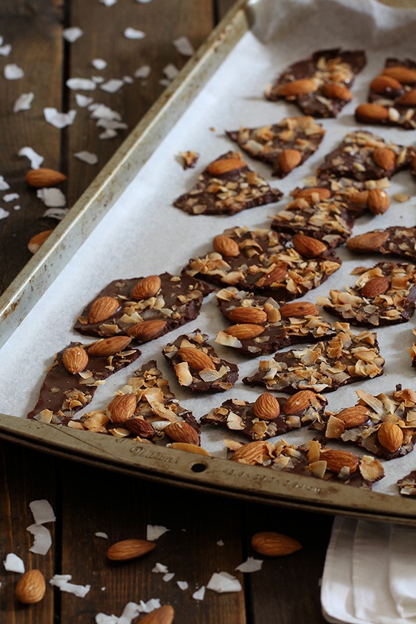 Keto Toasted Coconut Almond Bark