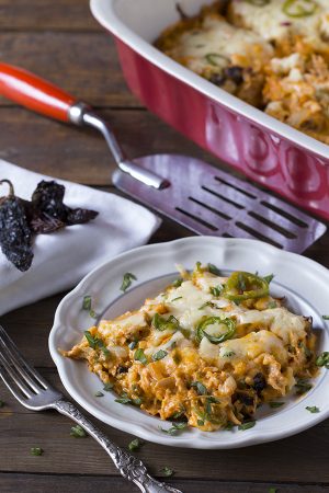 Keto Mexican Chipotle Chicken Casserole