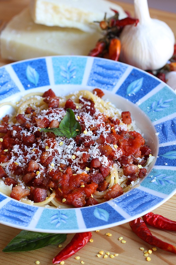 Low Carb Pasta - Amatriciana