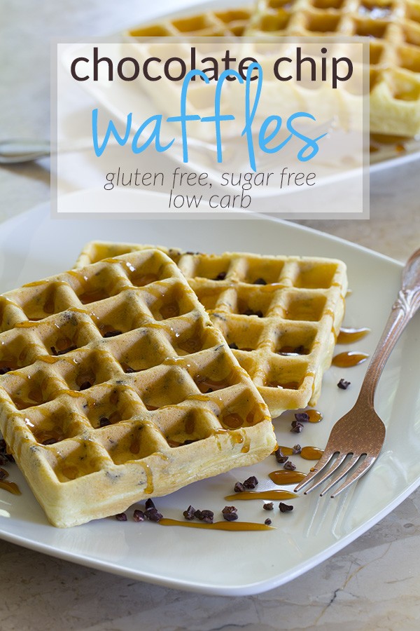 Keto, Sugar Free, Gluten Free Waffles with only 5 Ingredients!