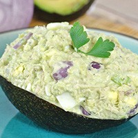 Low Carb Tuna Avocado Salad