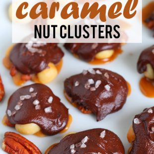 Keto Chocolate & Caramel Nut Clusters - Low Carb, Sugar Free & Gluten Free