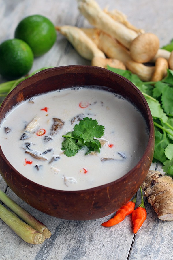 Keto Thai Coconut Chicken Soup - Tom Kha Gai