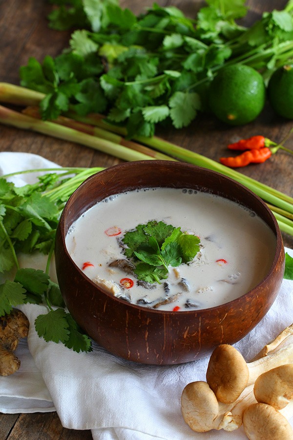 Keto Thai Coconut Chicken Soup - Tom Kha Gai