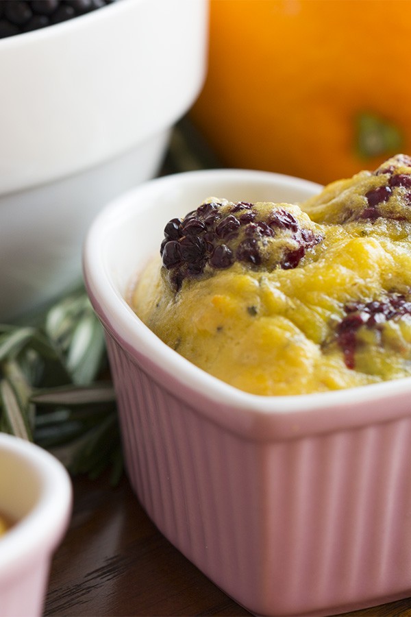 Keto Blackberry Egg Bake Recipe