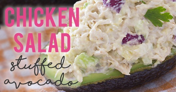 Keto Stuffed Avocado Chicken Salad Recipe | Tasteaholics